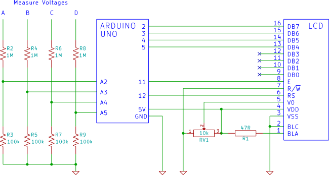 arduino voltmeter